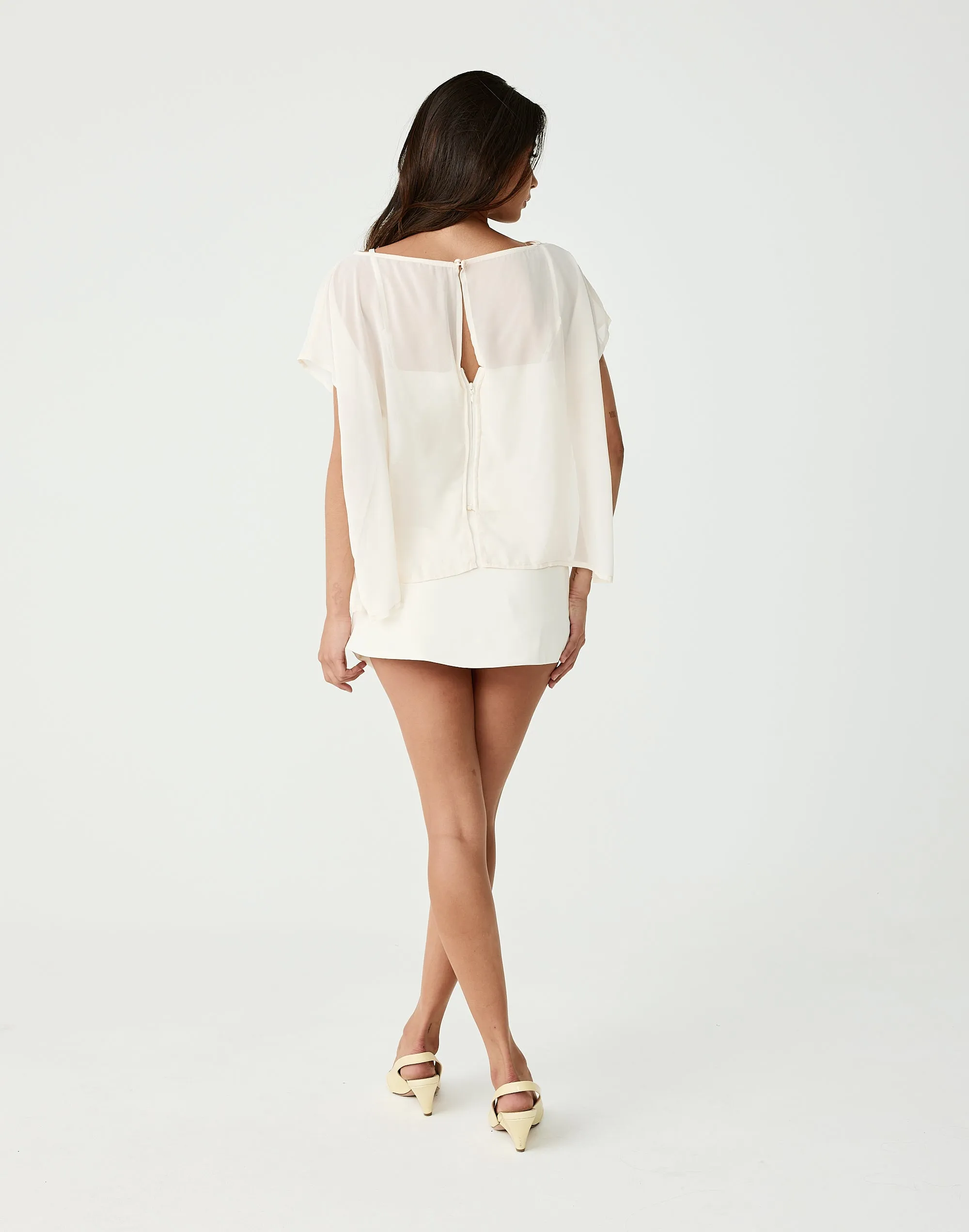 Eloise Top (Cream) sold by Charcoal Clothing product image thumbnail 4
