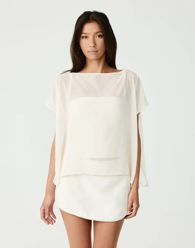 Mio Mini Skort (Cream) sold by Charcoal Clothing