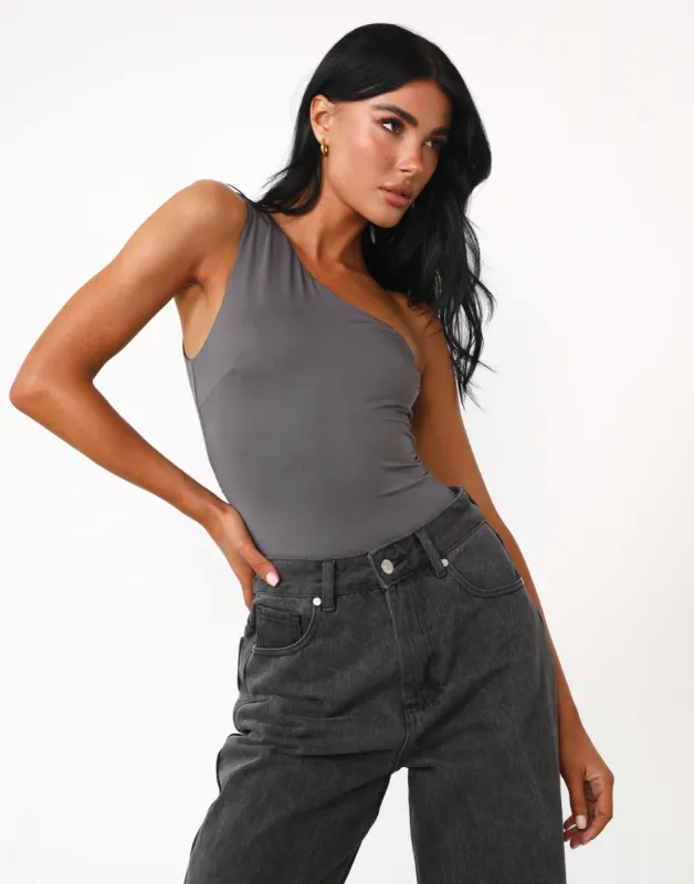 Lights Out Bodysuit (Slate) sold by Charcoal Clothing