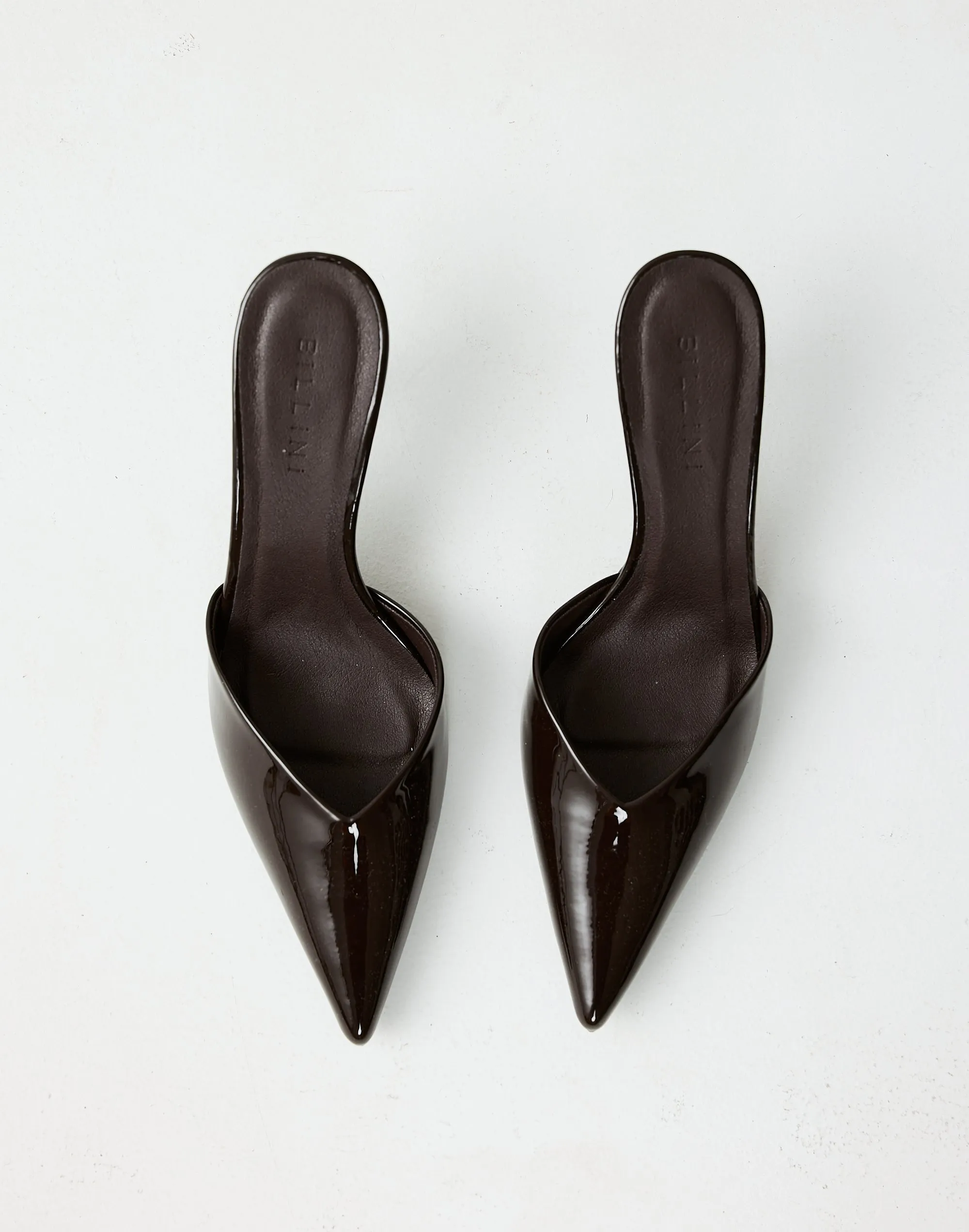 Manson Heels (Chocolate Patent) - By Billini sold by Charcoal Clothing product image thumbnail 4