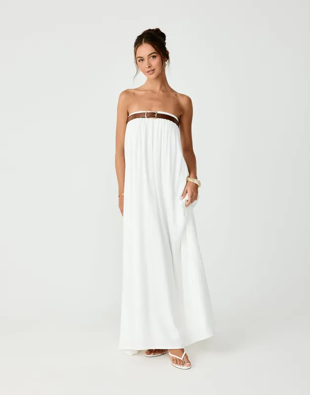 Garden Party Maxi Dress (Off White) sold by Charcoal Clothing