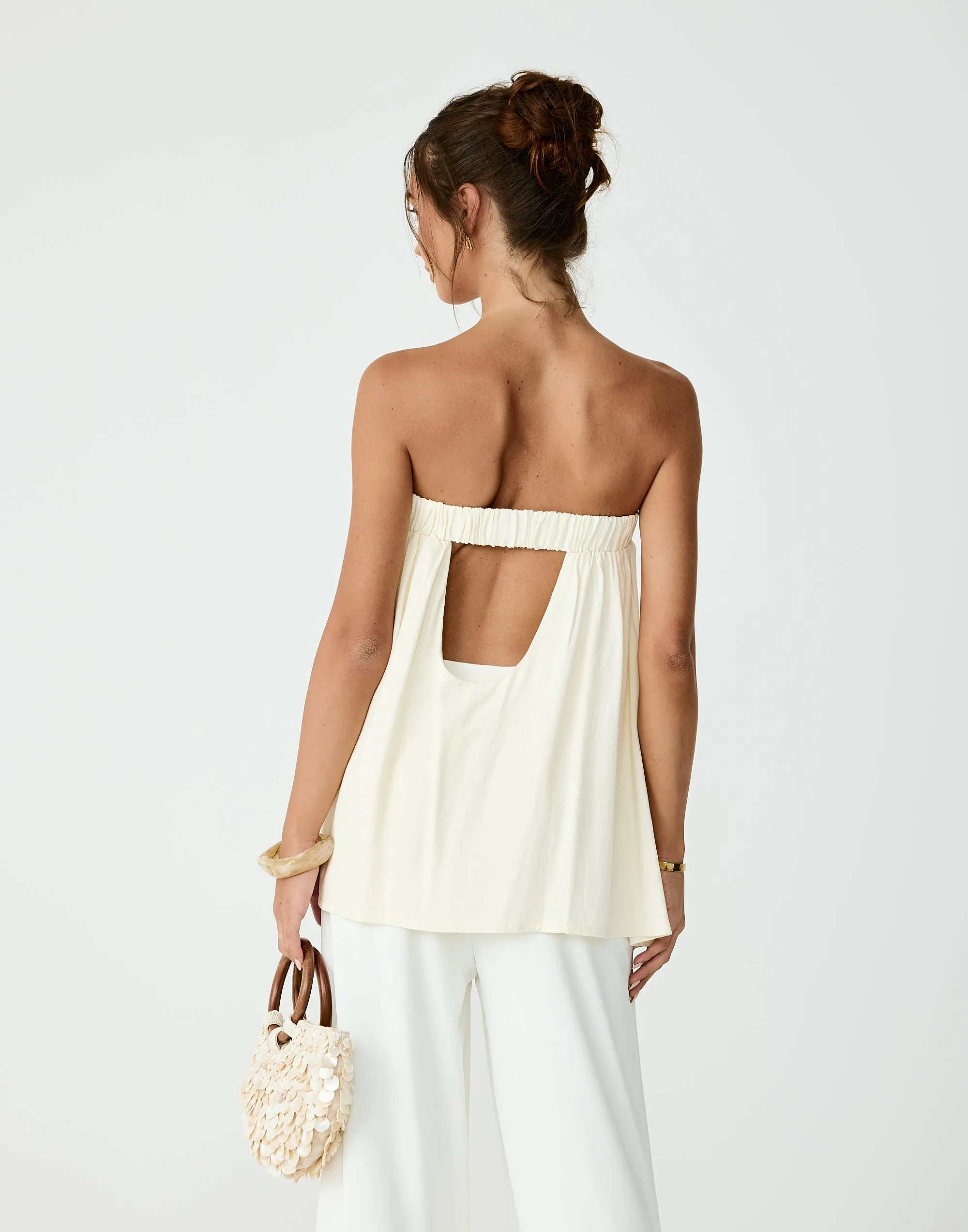 Garden Party Top (Buttercream) sold by Charcoal Clothing product image thumbnail 2