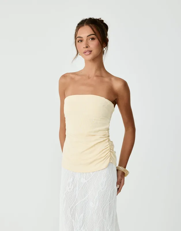 Coastal Top (Lemon) sold by Charcoal Clothing