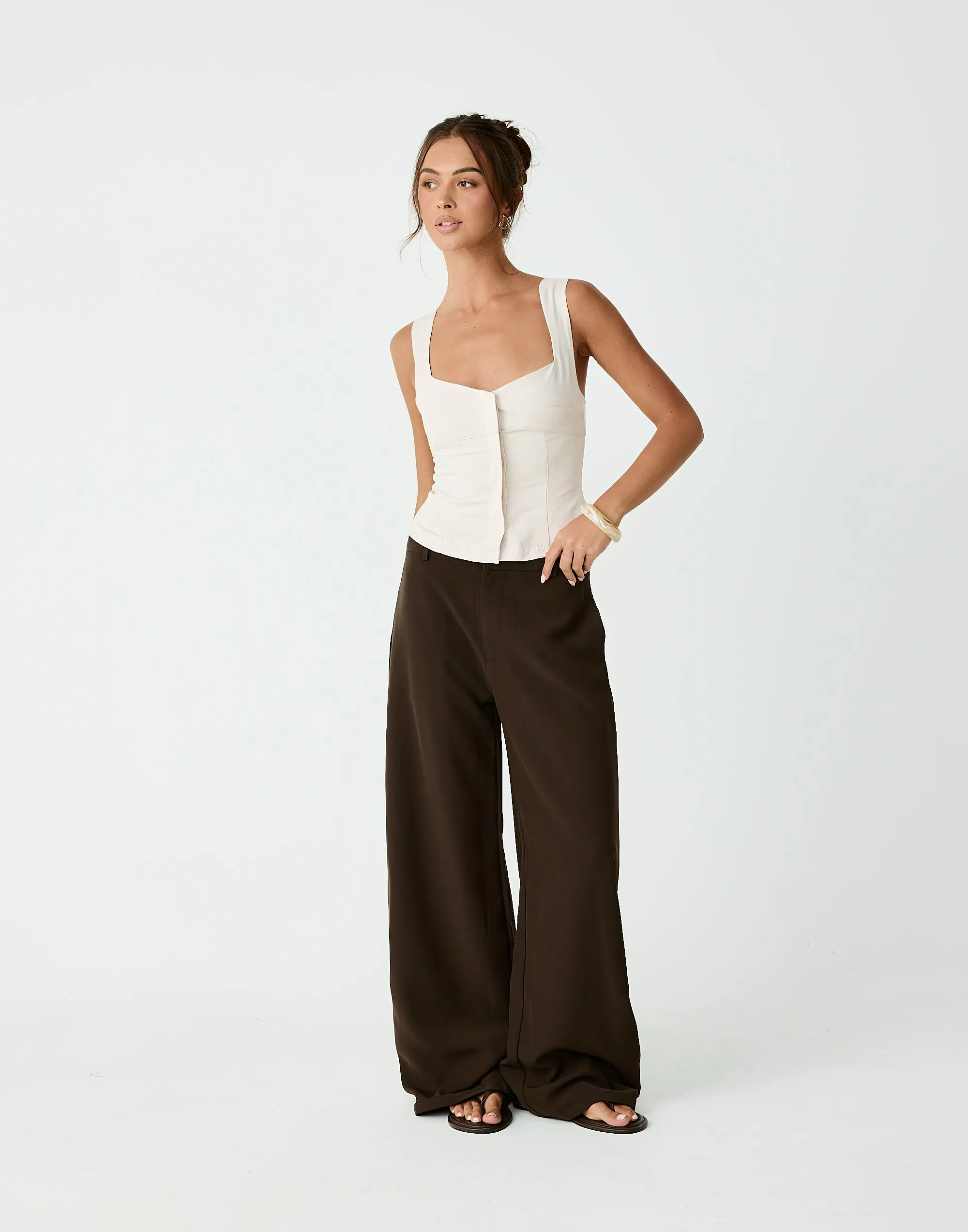 Conway Top (Iced Coffee) sold by Charcoal Clothing product image thumbnail 3