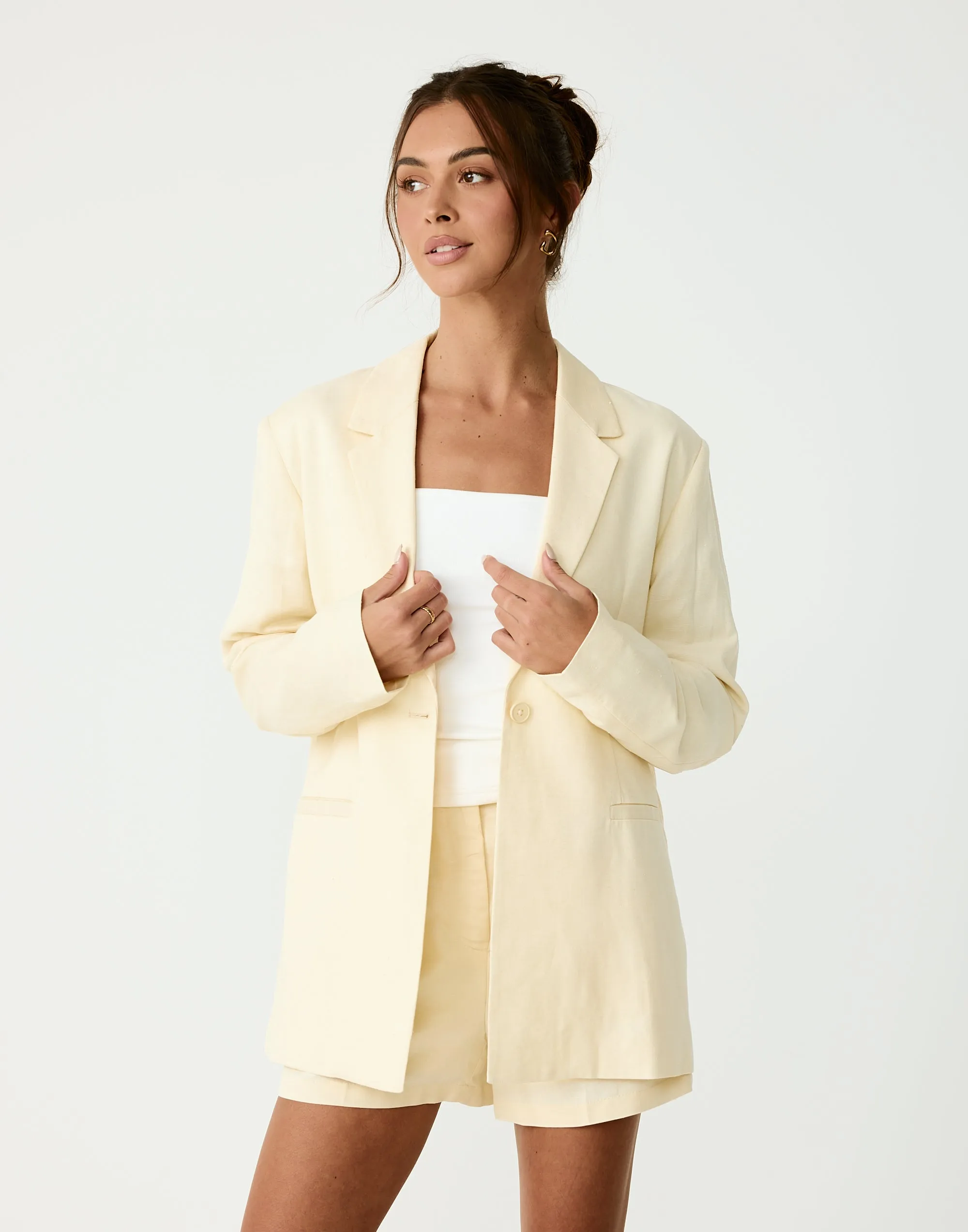 Golden Hour Blazer (Lemon) sold by Charcoal Clothing product image thumbnail 4