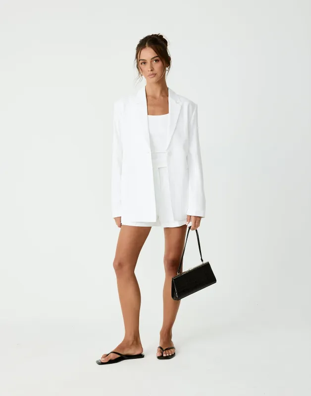 Golden Hour Blazer (White) sold by Charcoal Clothing