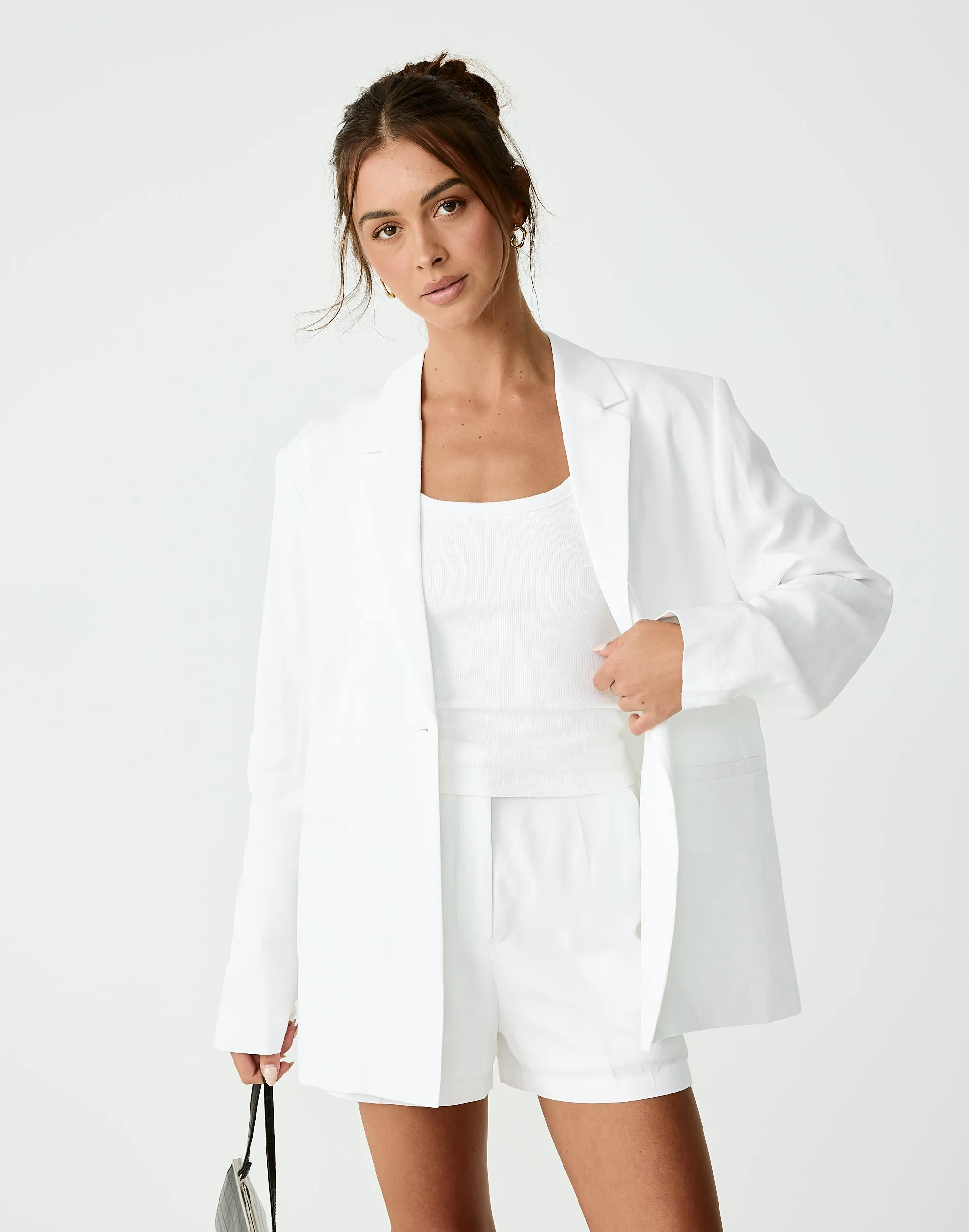 Golden Hour Blazer (White) sold by Charcoal Clothing product image thumbnail 2