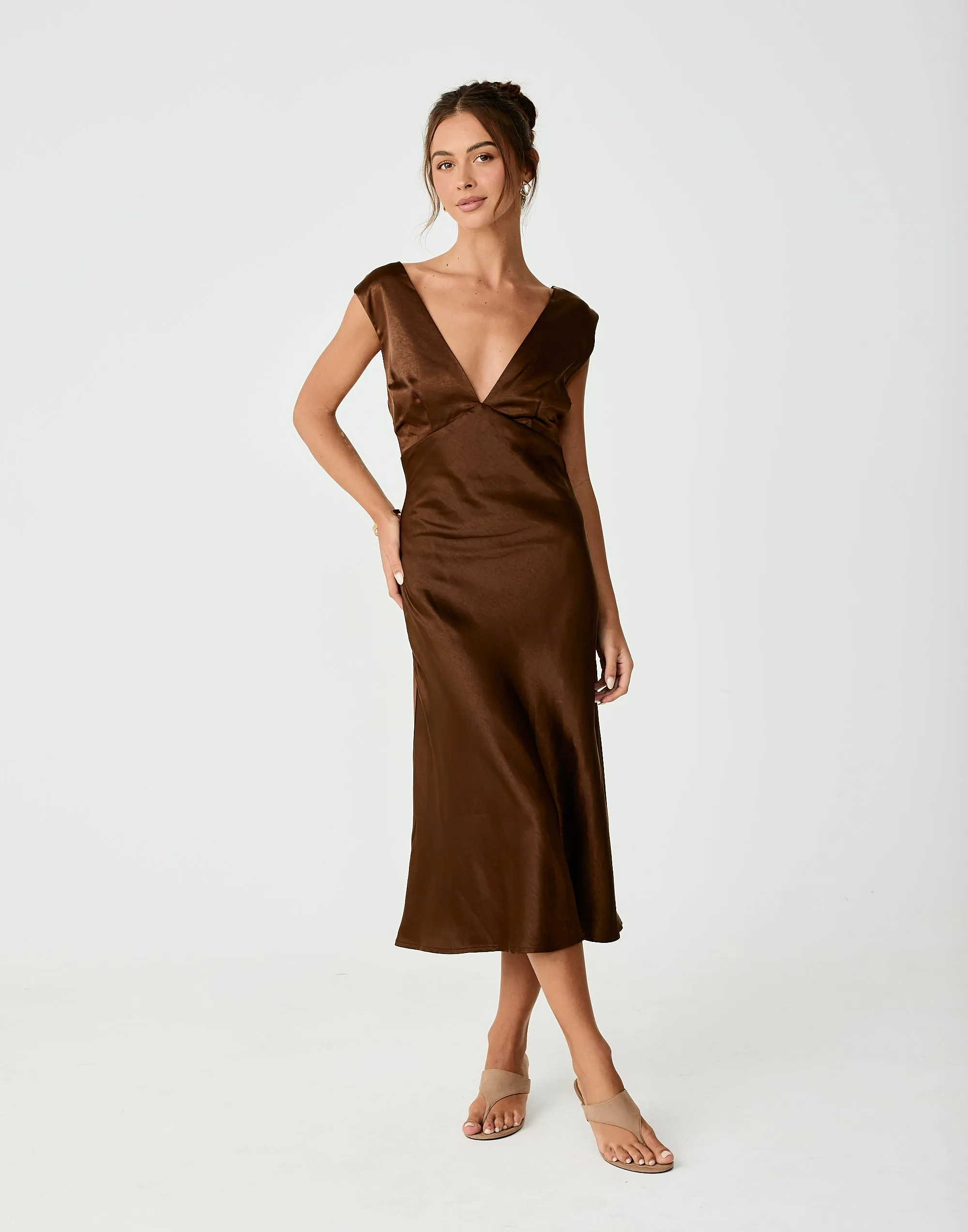 Social Midi Dress (Toffee) sold by Charcoal Clothing product image thumbnail 4