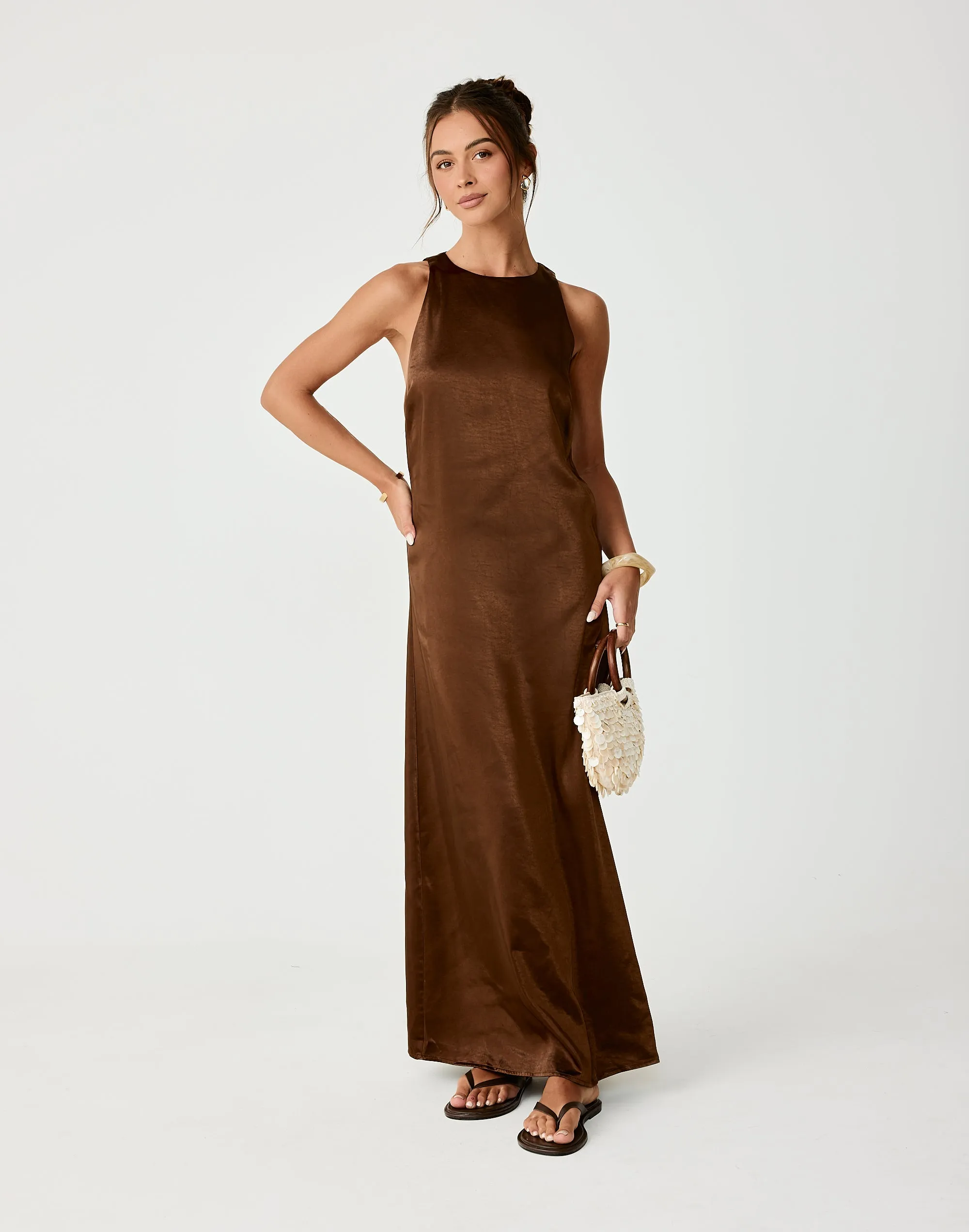 Juro Maxi Dress (Toffee) sold by Charcoal Clothing product image thumbnail 5