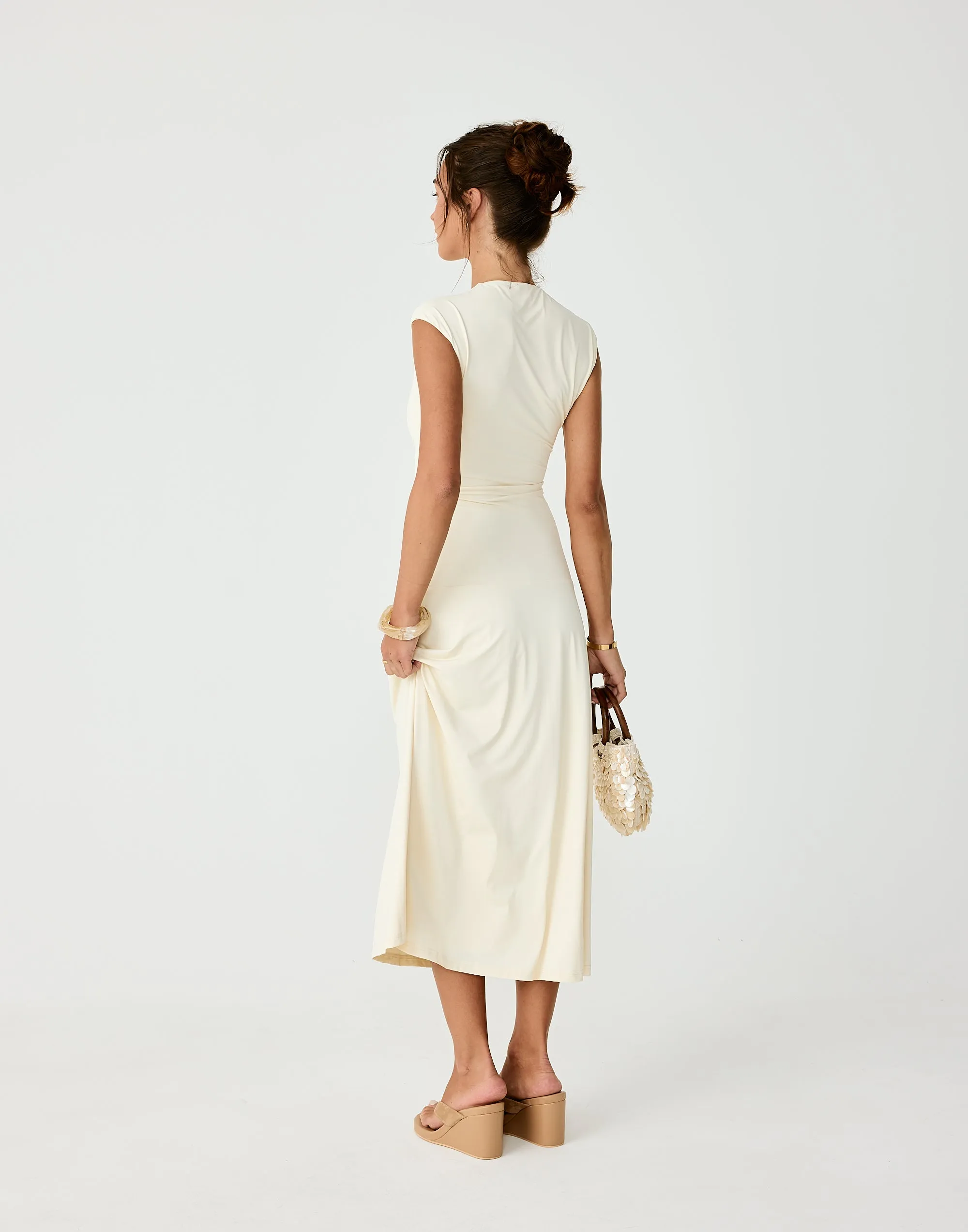 Mila Midi Dress (Cream) sold by Charcoal Clothing product image thumbnail 2