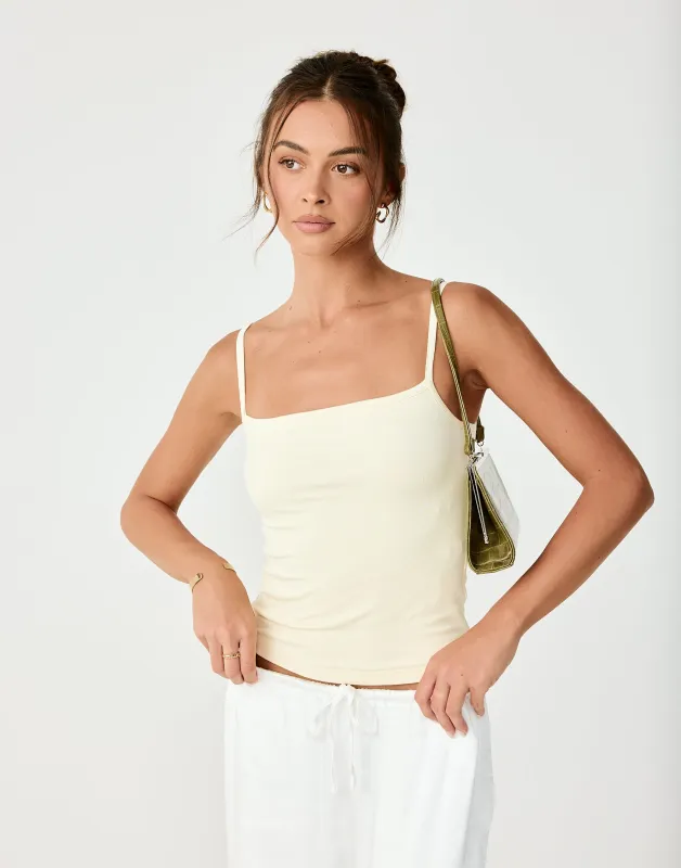 Tobin Top (Lemon) made by Charcoal Clothing