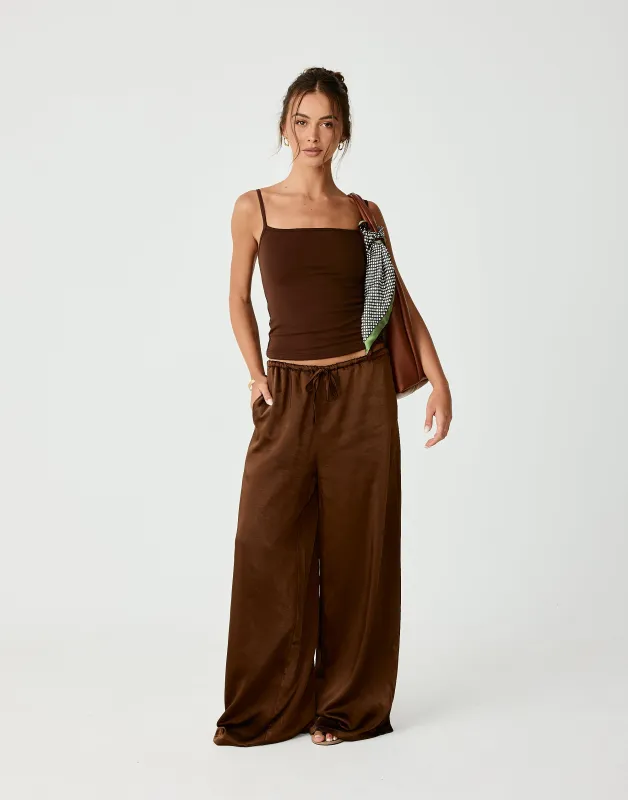 Tobin Top (Chocolate) sold by Charcoal Clothing