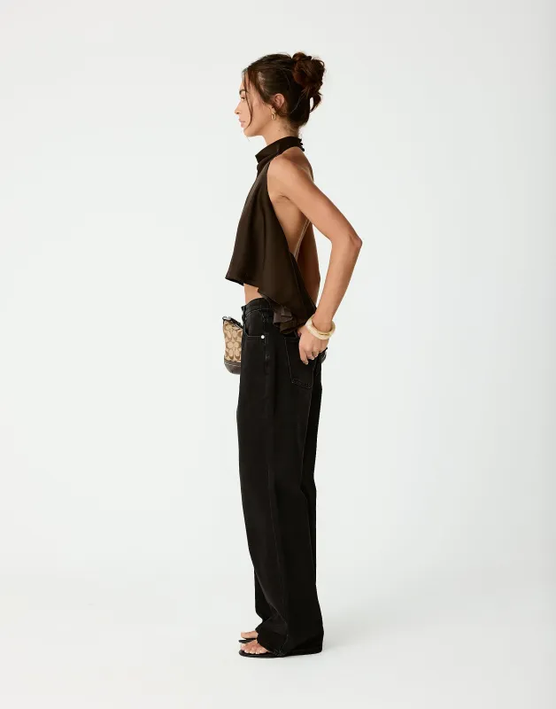 Wyatt Top (Chocolate) made by Charcoal Clothing