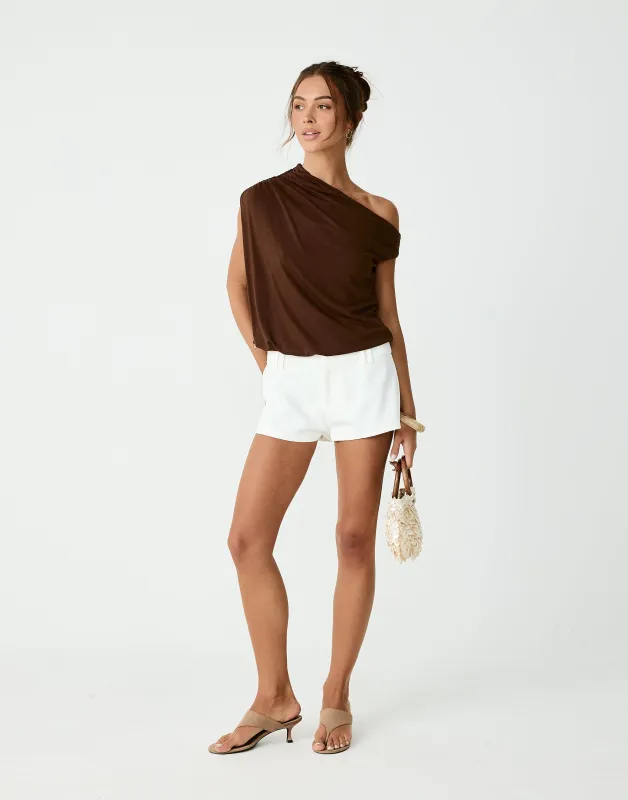 Embry Top (Chocolate) sold by Charcoal Clothing