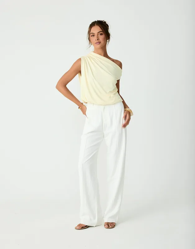 Embry Top (Lemon) sold by Charcoal Clothing