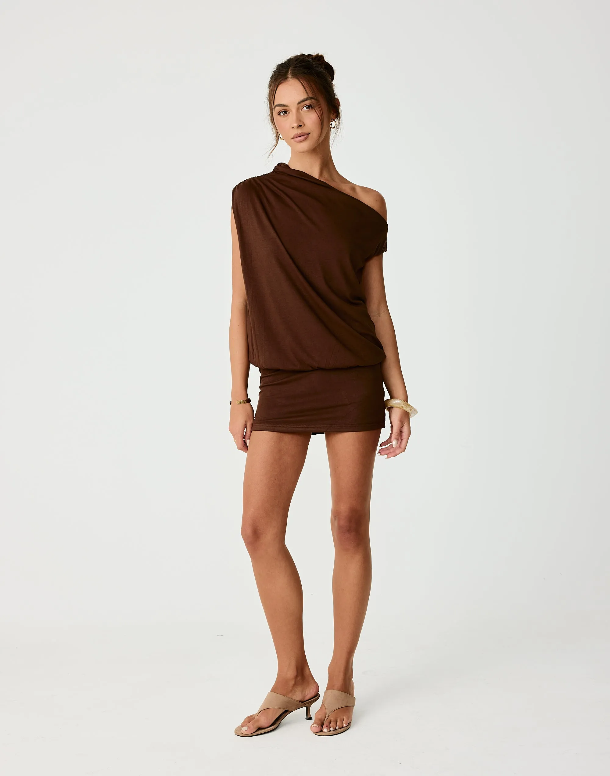 Embry Mini Dress (Chocolate) sold by Charcoal Clothing product image thumbnail 3