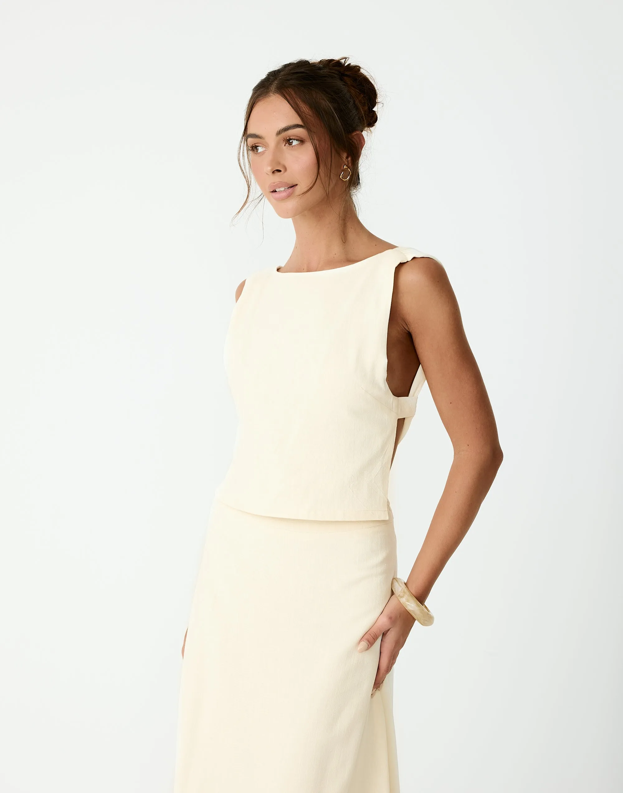 Aleah Top (Buttercream) sold by Charcoal Clothing product image thumbnail 2