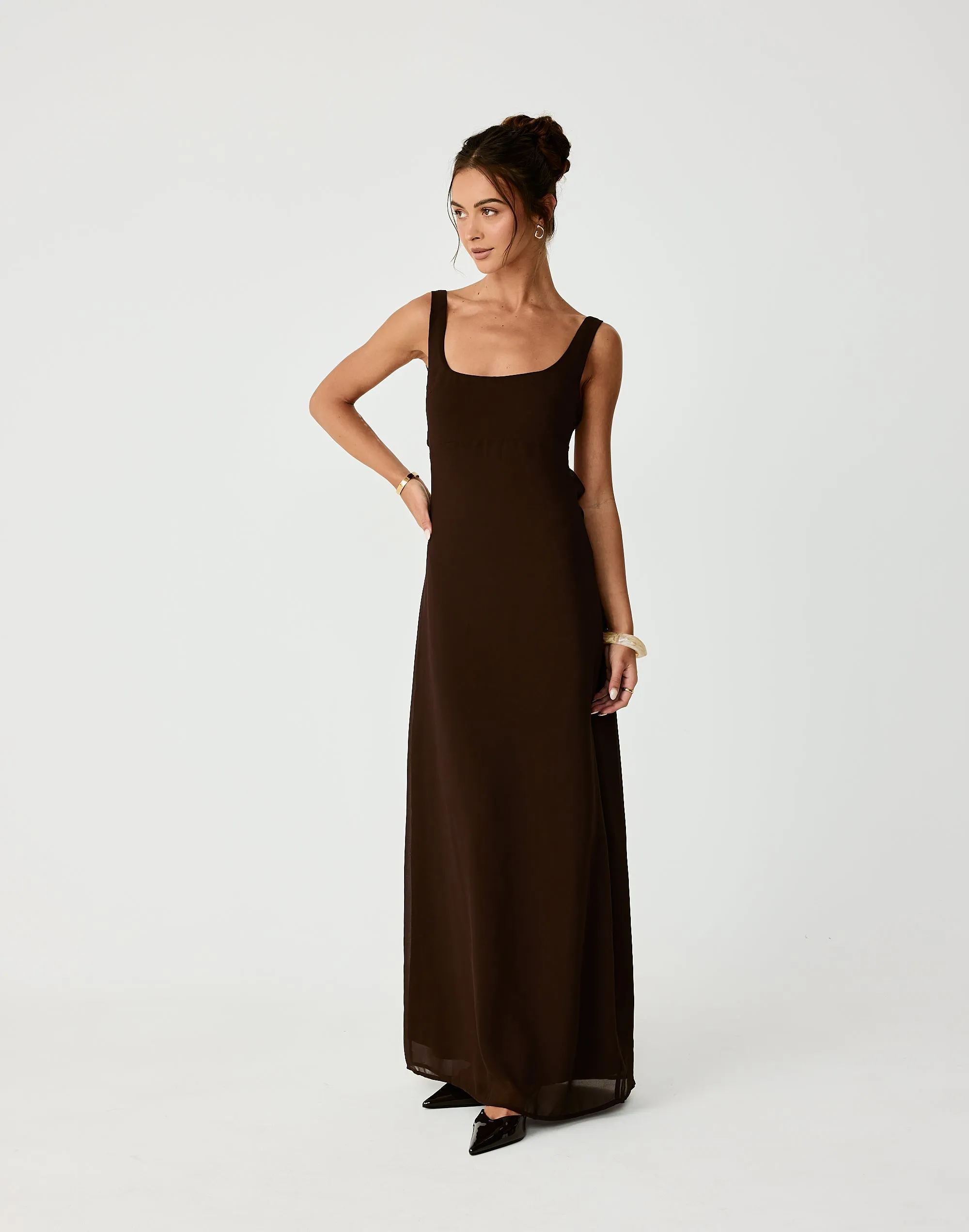 Alison Maxi Dress (Chocolate) sold by Charcoal Clothing product image thumbnail 2
