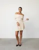 Field of Dreams Long Sleeve Mini Dress (Oatmeal) - By Lioness sold by Charcoal Clothing
