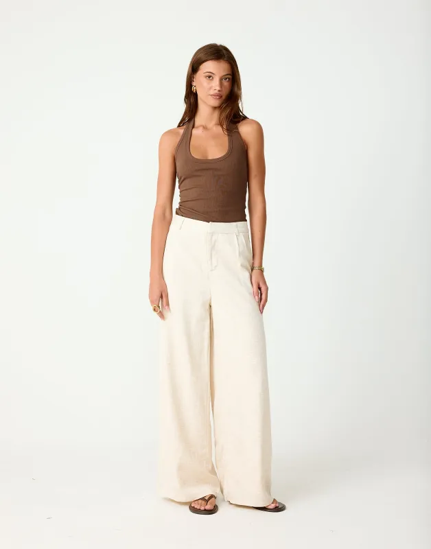 Getaway Pants - Petite (Natural) sold by Charcoal Clothing