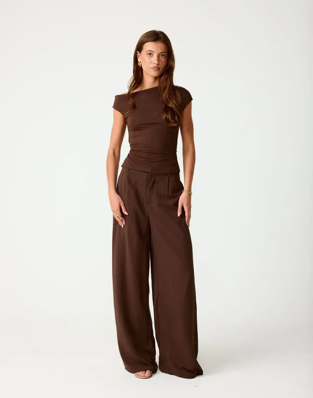 Getaway Pants (Chocolate) sold by Charcoal Clothing
