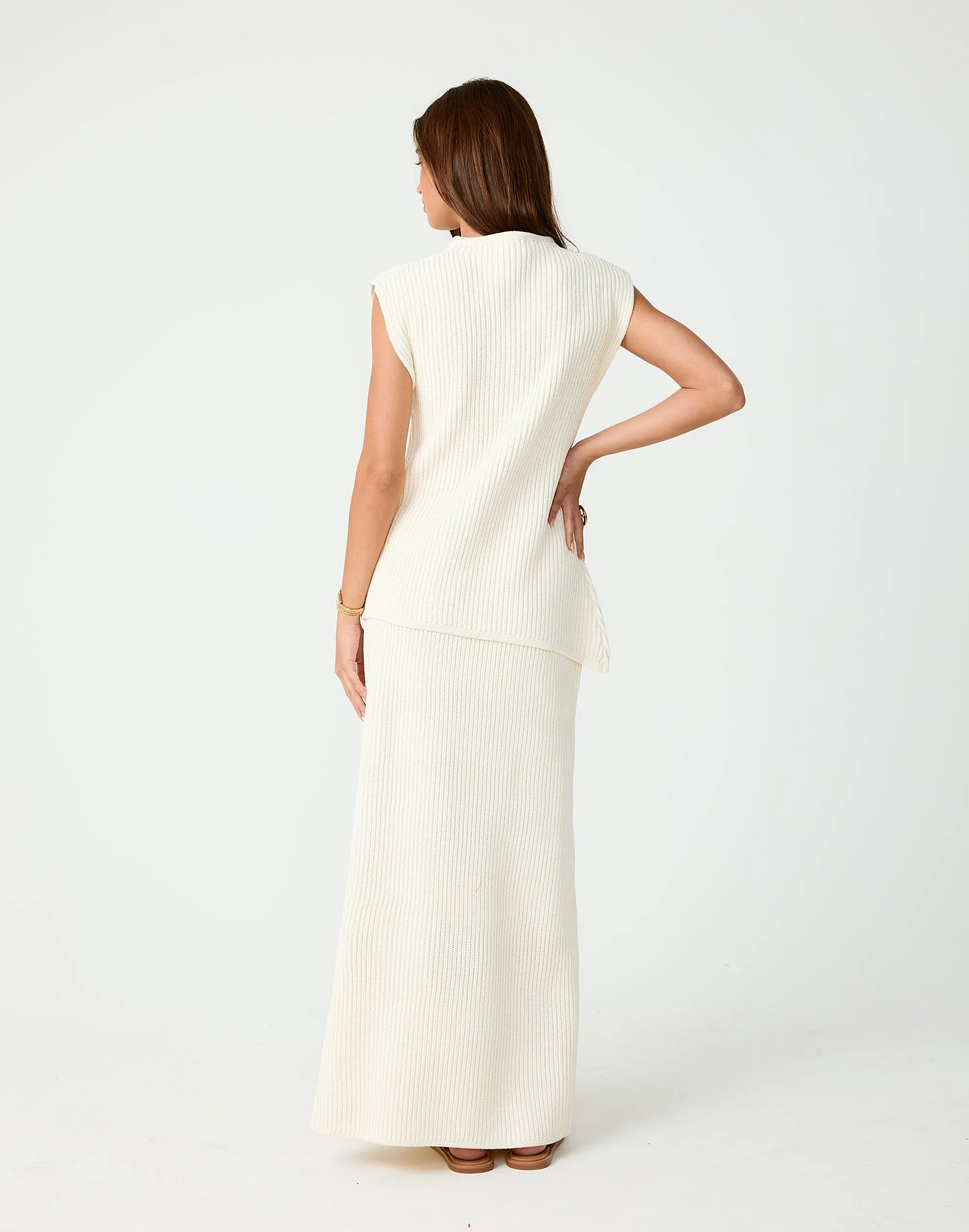 Reef Maxi Skirt (Cream) sold by Charcoal Clothing product image thumbnail 3