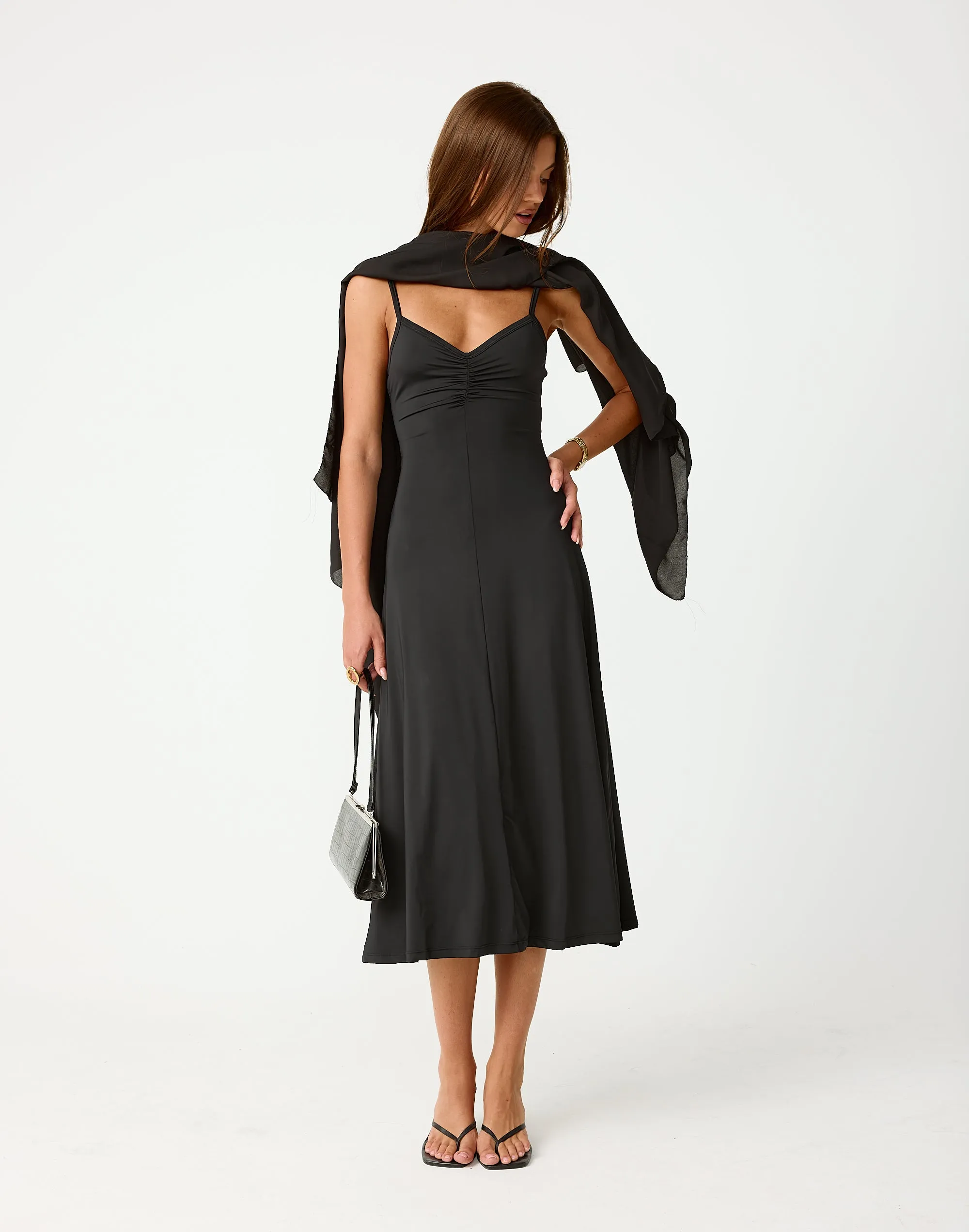 Poppy Midi Dress (Black) sold by Charcoal Clothing product image thumbnail 3