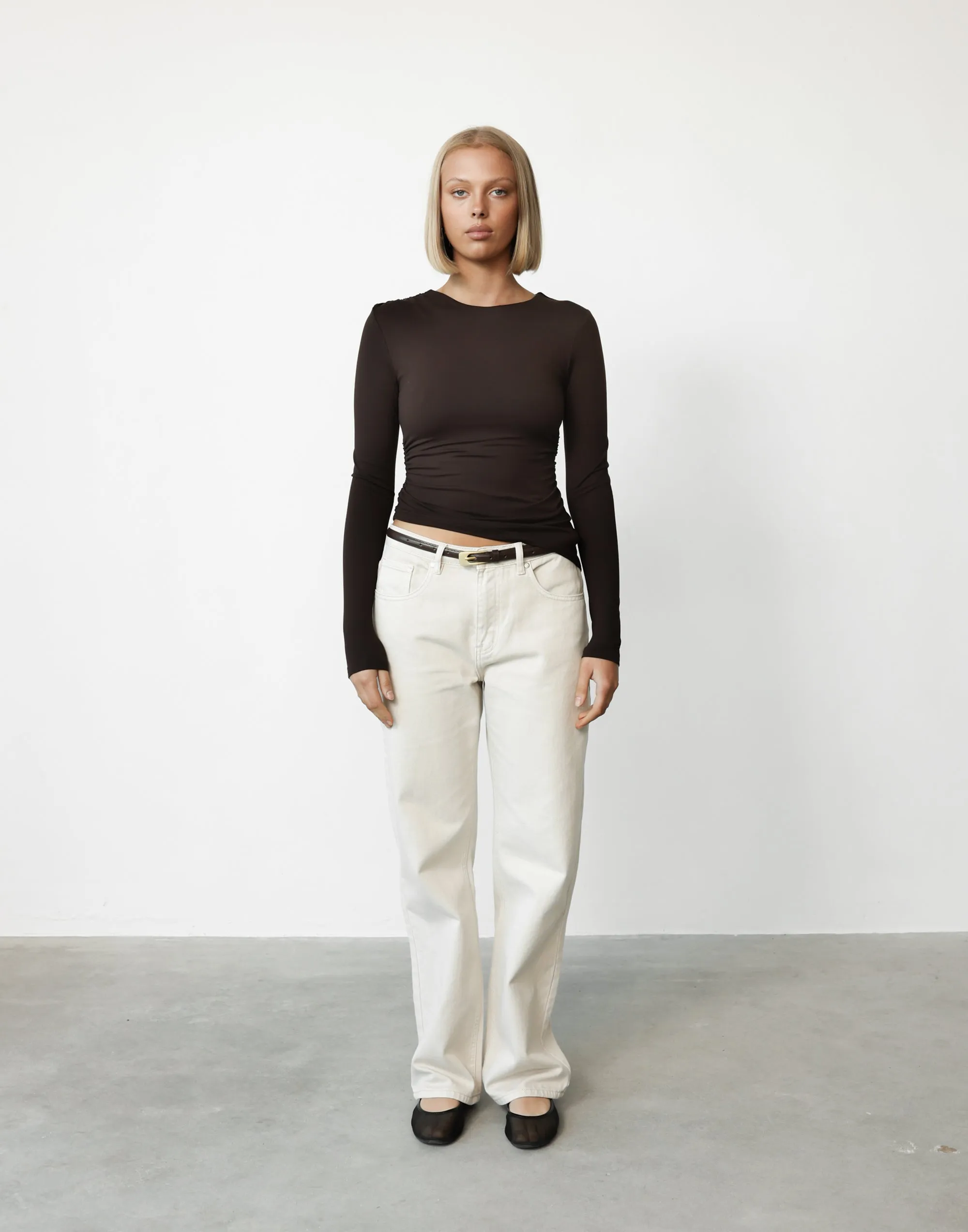 Aramie Top (Chocolate) sold by Charcoal Clothing product image thumbnail 2