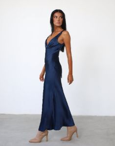 Piper Maxi Dress (Dark Navy) sold by Charcoal Clothing