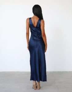 Piper Maxi Dress (Dark Navy) sold by Charcoal Clothing