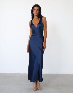 Piper Maxi Dress (Dark Navy) sold by Charcoal Clothing