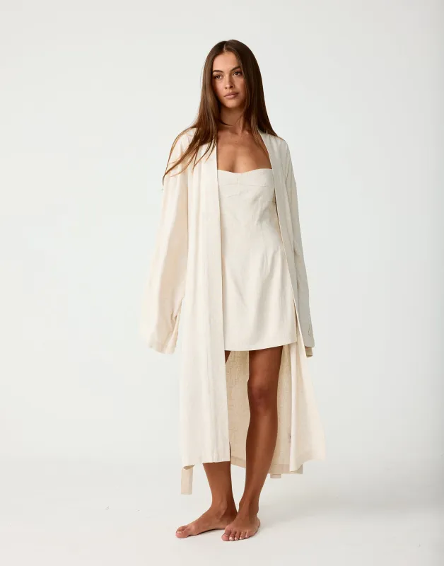 Daphne Robe (Natural) sold by Charcoal Clothing