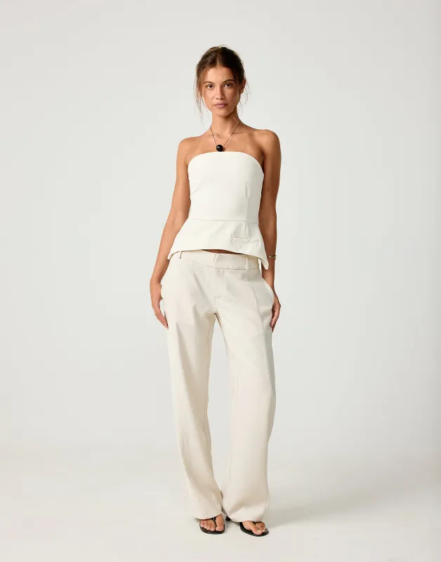 Darcy Pants (Cream) sold by Charcoal Clothing