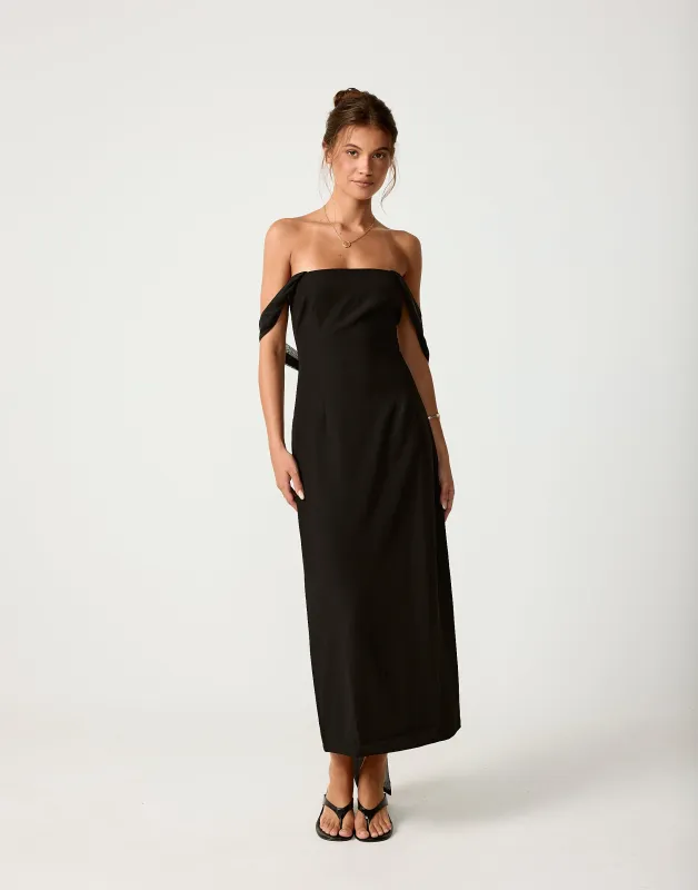 Audrey Maxi Dress (Black) made by Charcoal Clothing