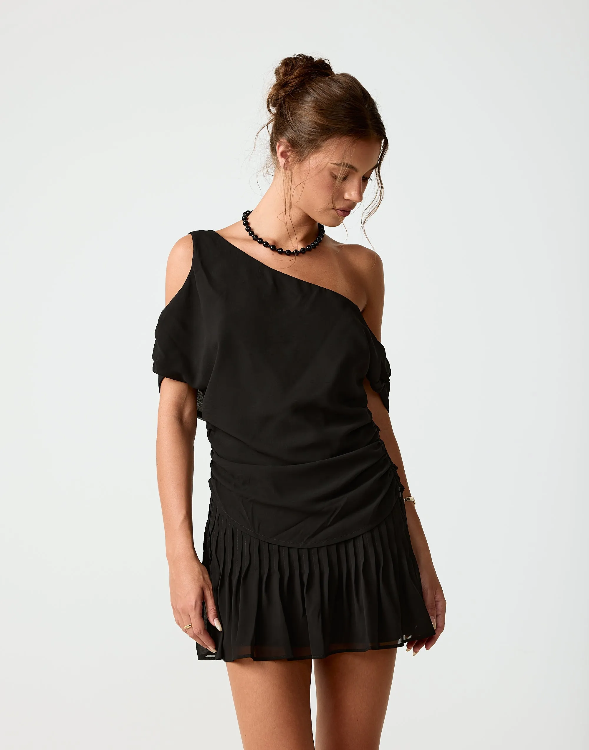 Harriette Mini Skirt (Black) sold by Charcoal Clothing product image thumbnail 4