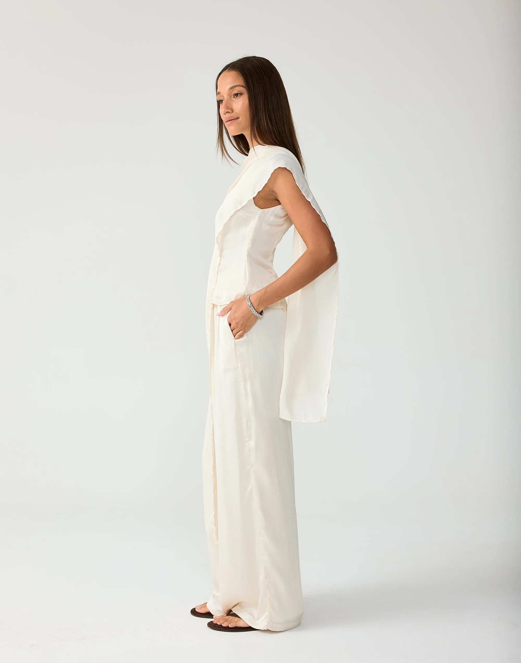 Alfie Pants (Cream) sold by Charcoal Clothing product image thumbnail 2