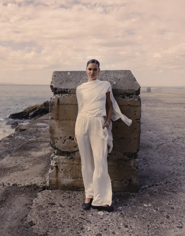 Alfie Pants (Cream) sold by Charcoal Clothing