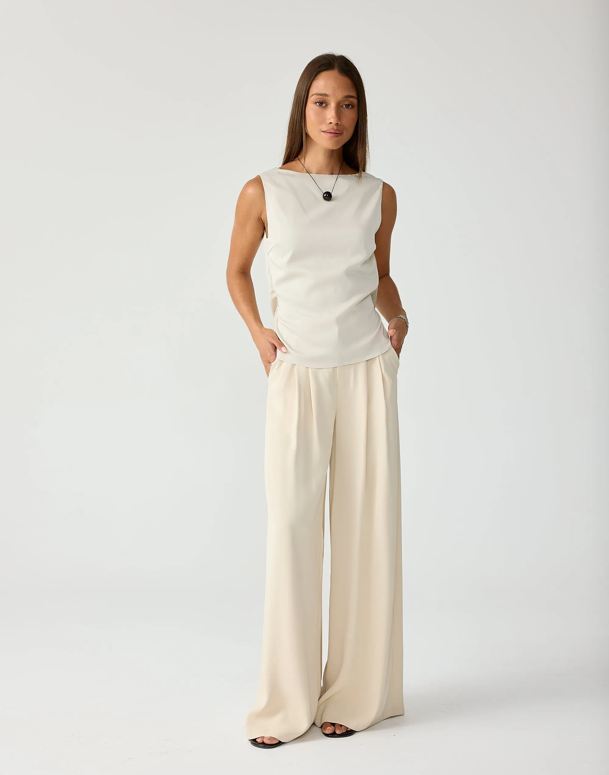 Yasha Top (Oat) sold by Charcoal Clothing product image thumbnail 5