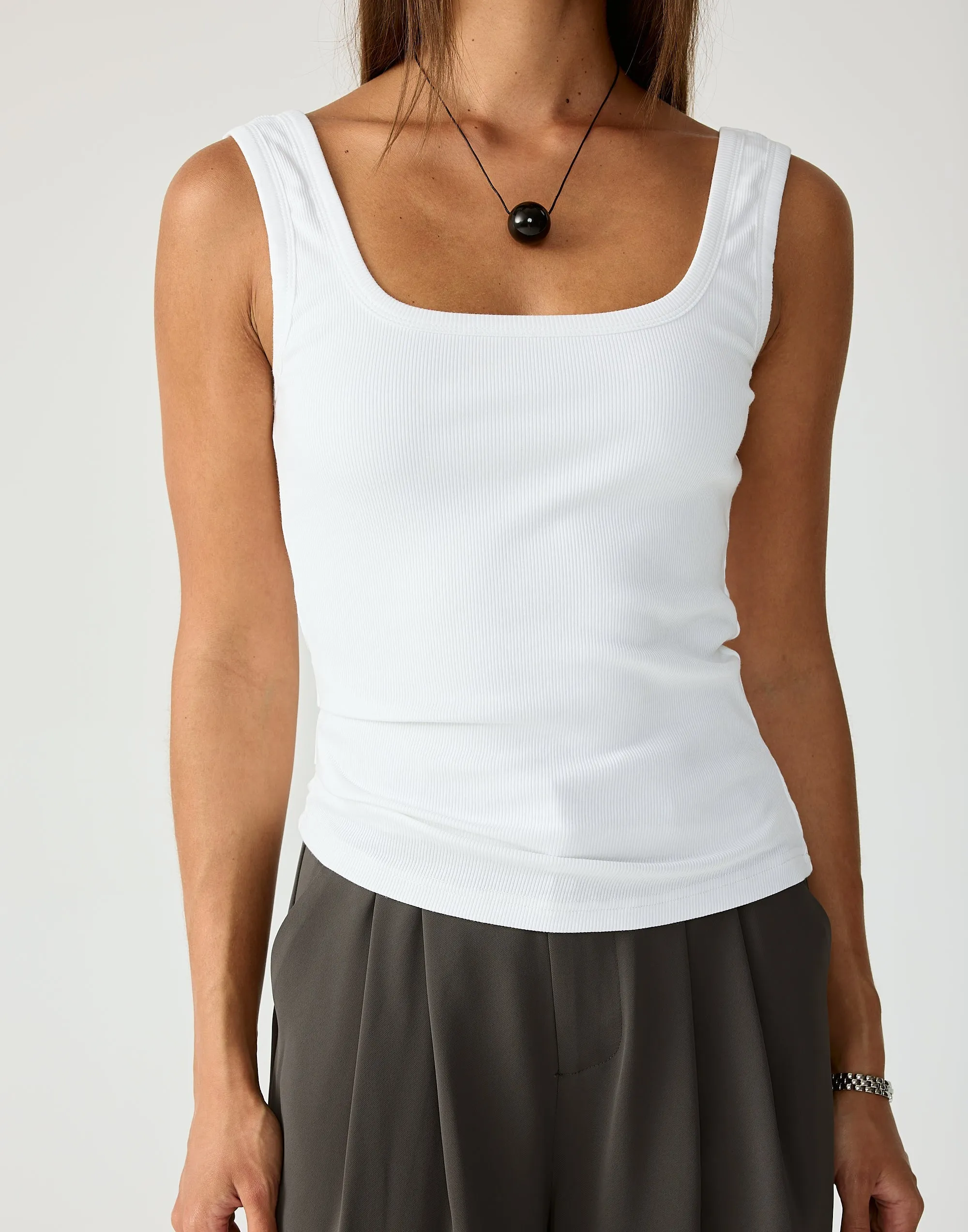 Polar Tank (White) sold by Charcoal Clothing product image thumbnail 4