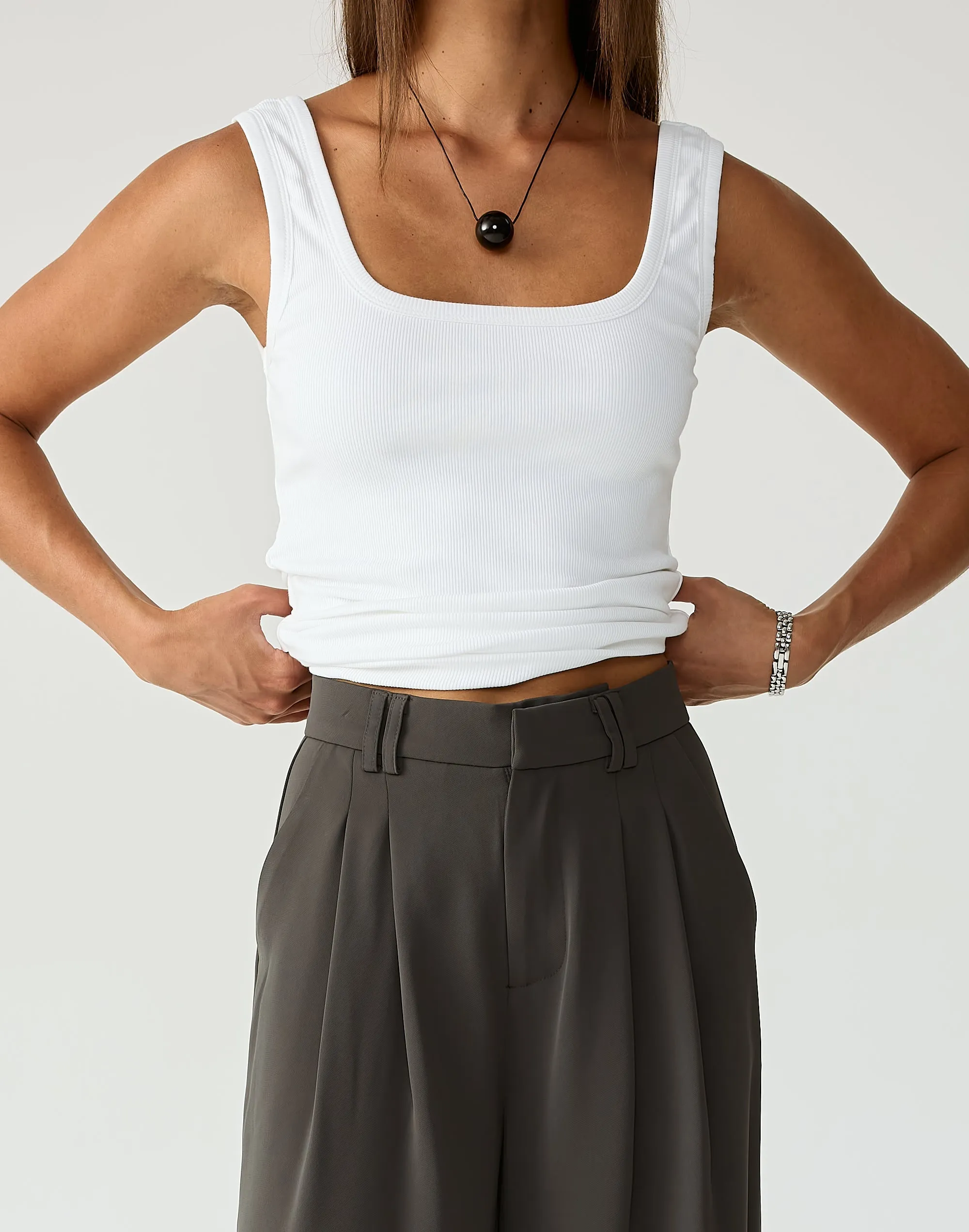 Polar Tank (White) sold by Charcoal Clothing product image thumbnail 5