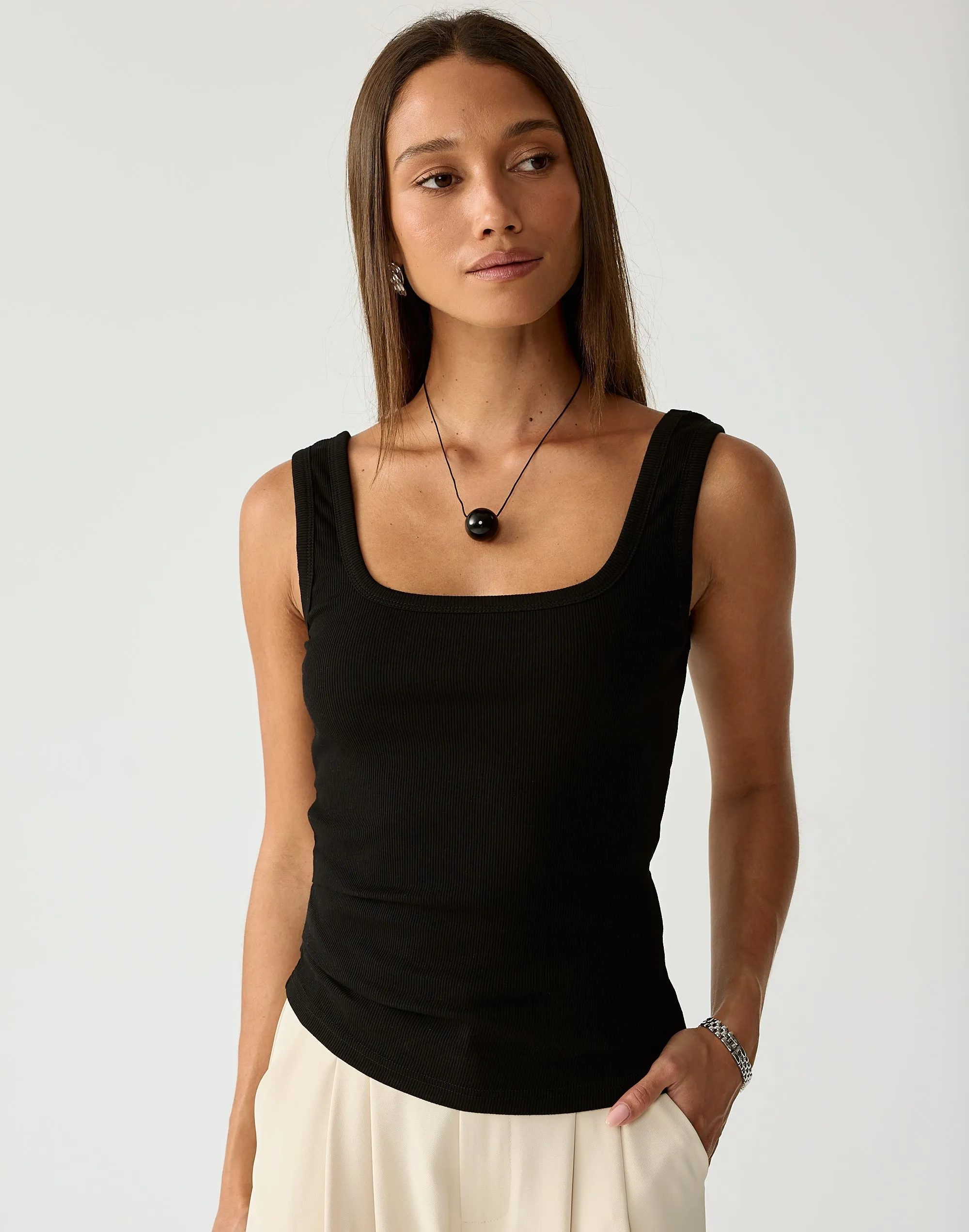 Polar Tank (Black) sold by Charcoal Clothing