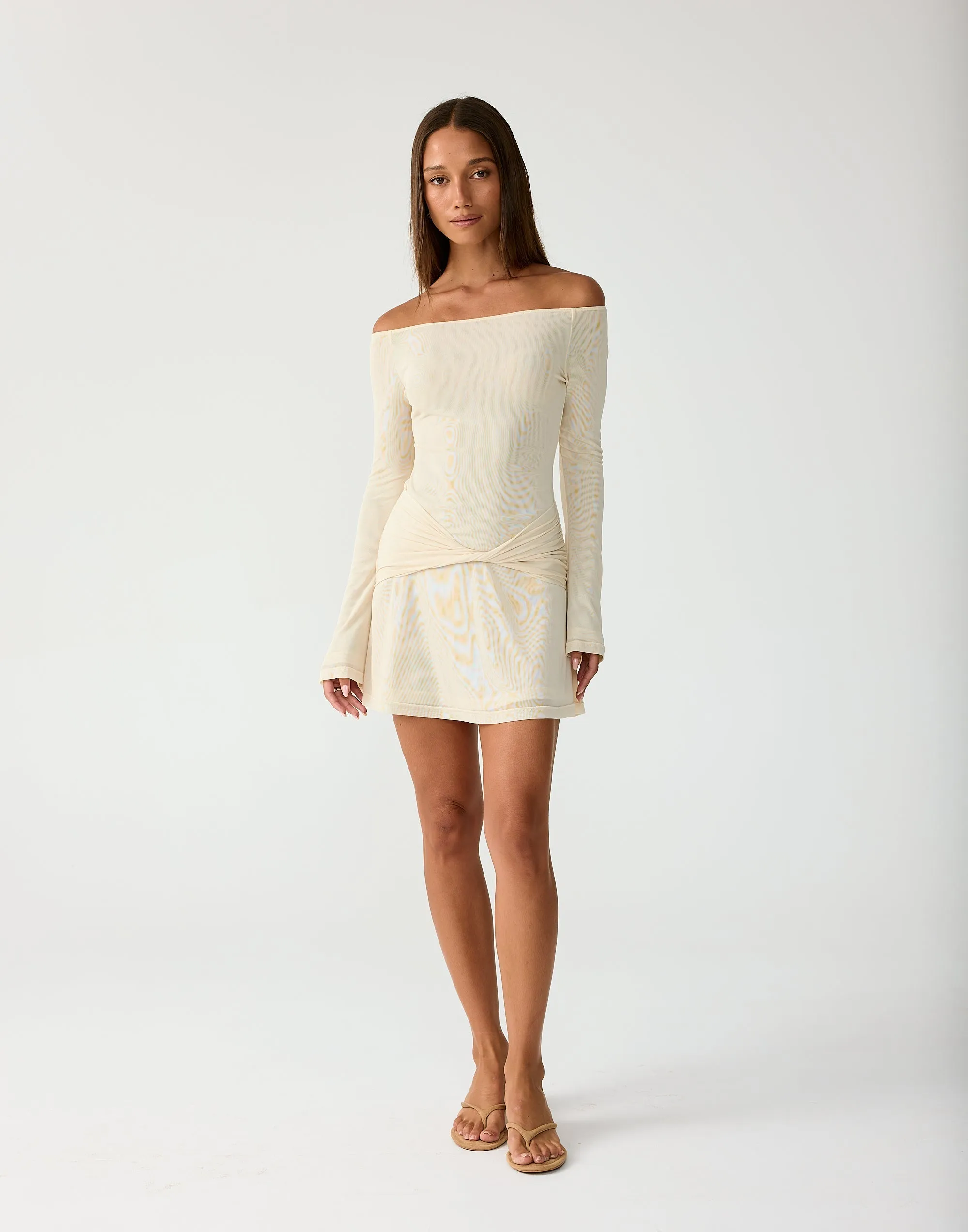 Soleil Mini Dress (Buttermilk) sold by Charcoal Clothing product image thumbnail 5