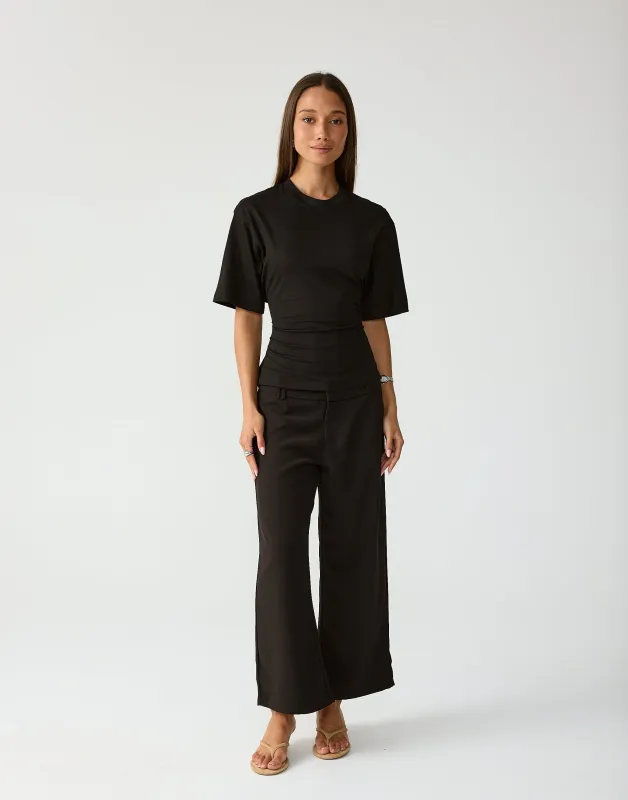 Harvey Pants (Black) made by Charcoal Clothing