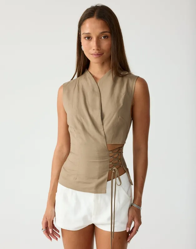 Montane Top (Stone) made by Charcoal Clothing