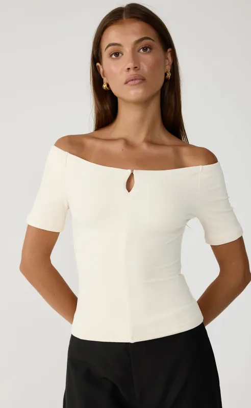 Finley Top (Oat) made by Charcoal Clothing