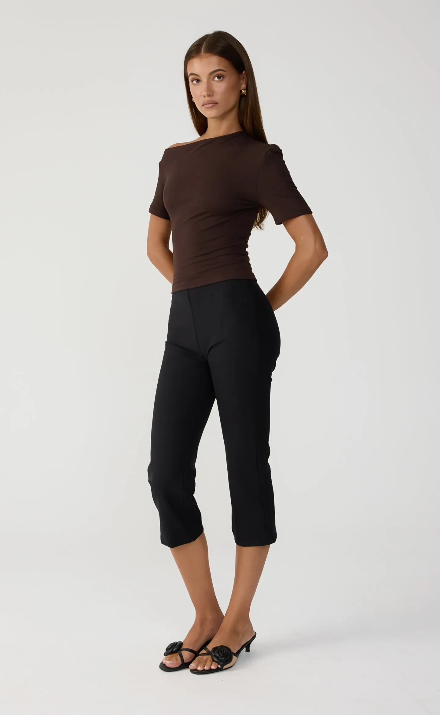 Bowen Top (Chocolate) sold by Charcoal Clothing product image thumbnail 5