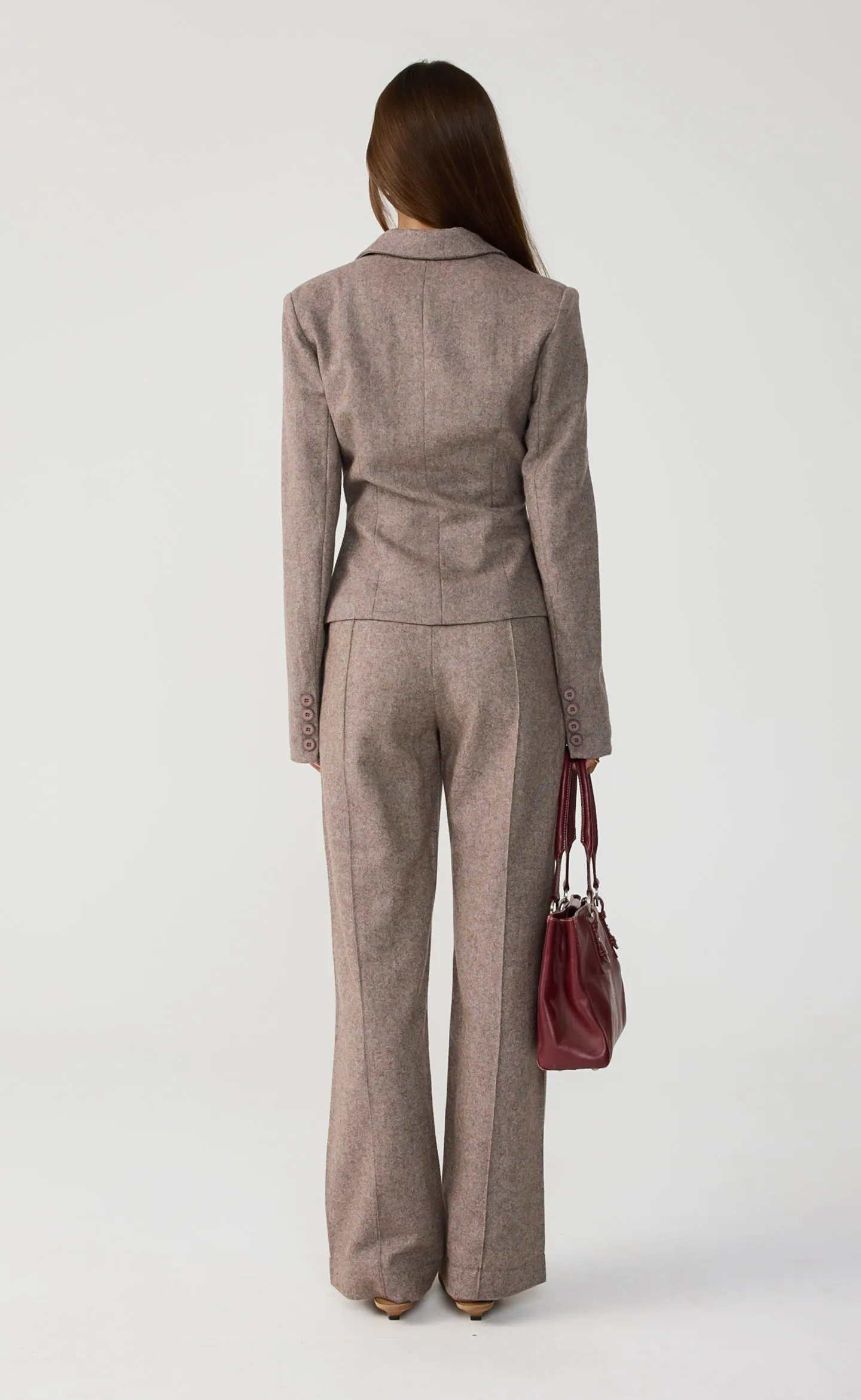 Midweek Blazer (Mocha Texture) sold by Charcoal Clothing product image thumbnail 2