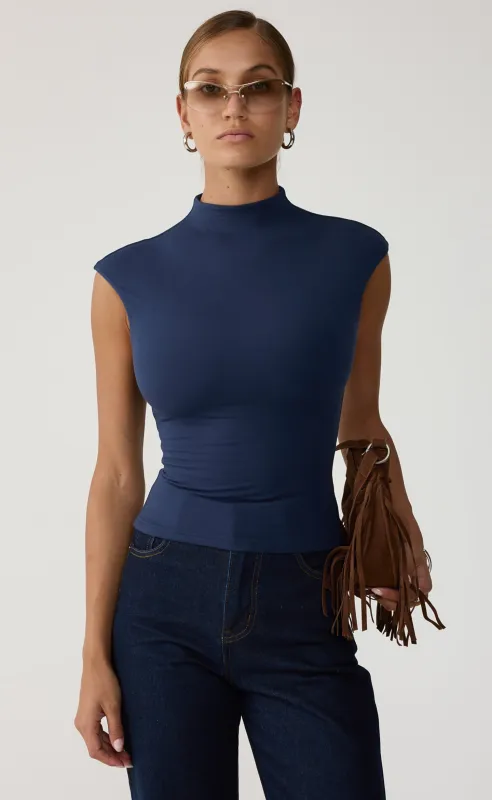 Emilie Top (Navy) made by Charcoal Clothing