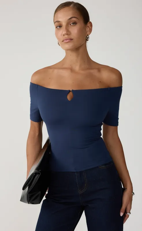 Finley Top (Navy) made by Charcoal Clothing
