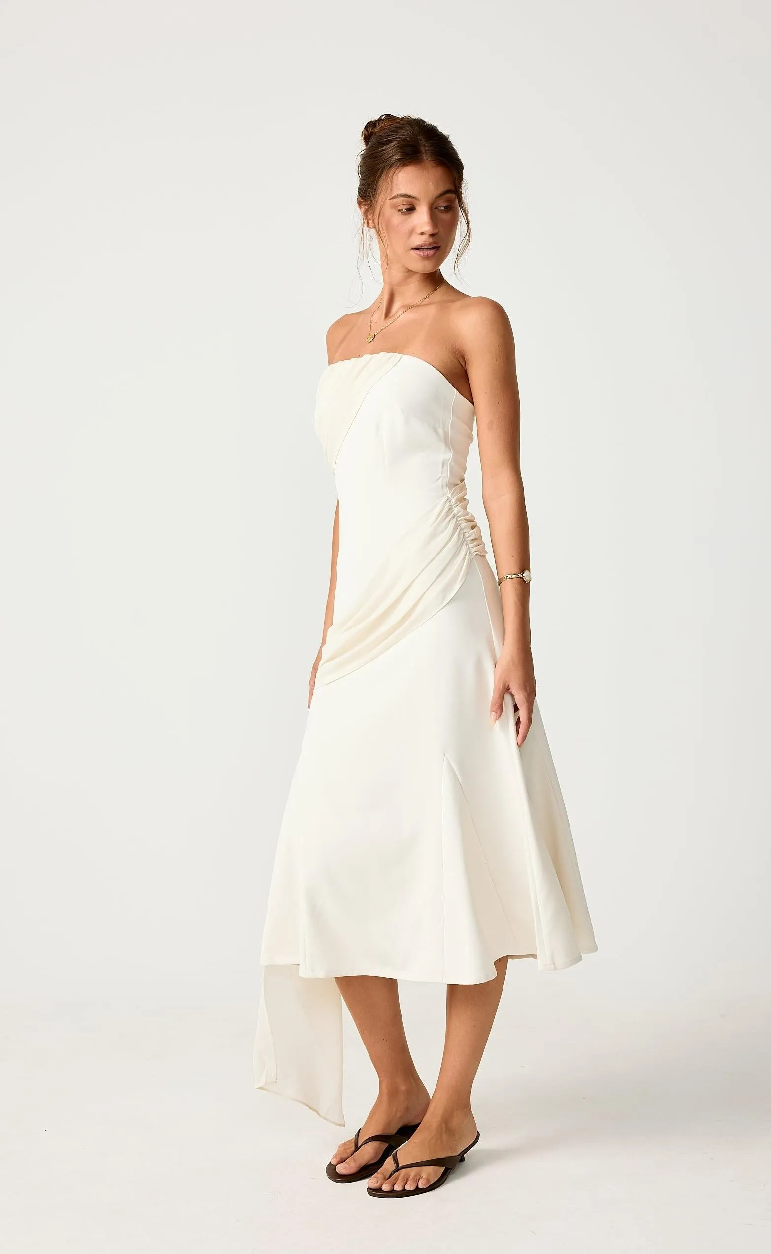 Lovelight Midi Dress (Oat) sold by Charcoal Clothing product image thumbnail 5